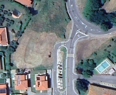Immagine satellitare dell'area