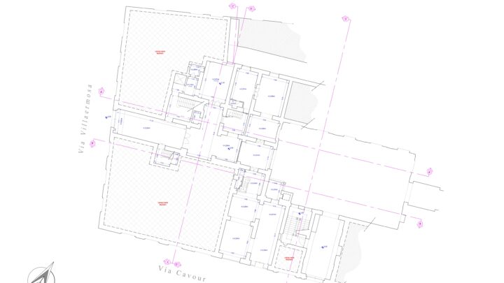 Tavola grafica rappresentativa della pianta piano terra